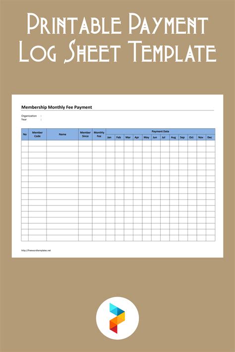 Online Payment Log.